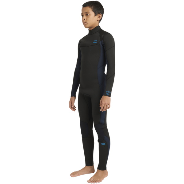 2026 Billabong Junior Absolute 4/3mm R&uuml;ckenrei&szlig;verschluss Neoprenanzug 24CW211603 - Ocean